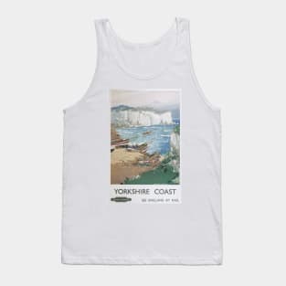 Yorkshire Coast - BR - Vintage Railway Travel Poster - 1948-1965 Tank Top